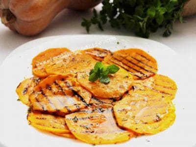 zucca butternut gligliata, contorno facile e buono