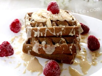 Waffles paleo, per una colazione sana, senza glutine e senza nichel