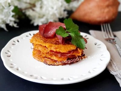 Rosti di patate dolci