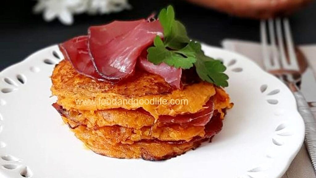 Rosti di patate dolci. Ricetta AIP