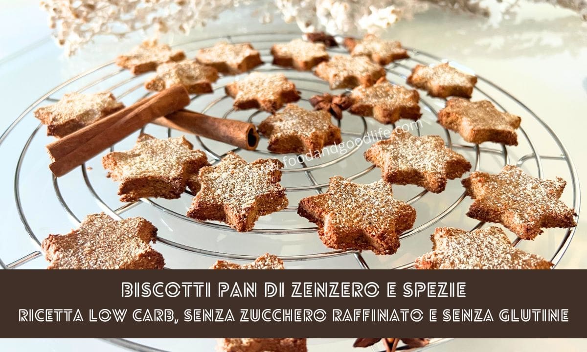 Biscotti Pan di Zenzero e Spezie Senza Glutine: Ricetta Low Carb